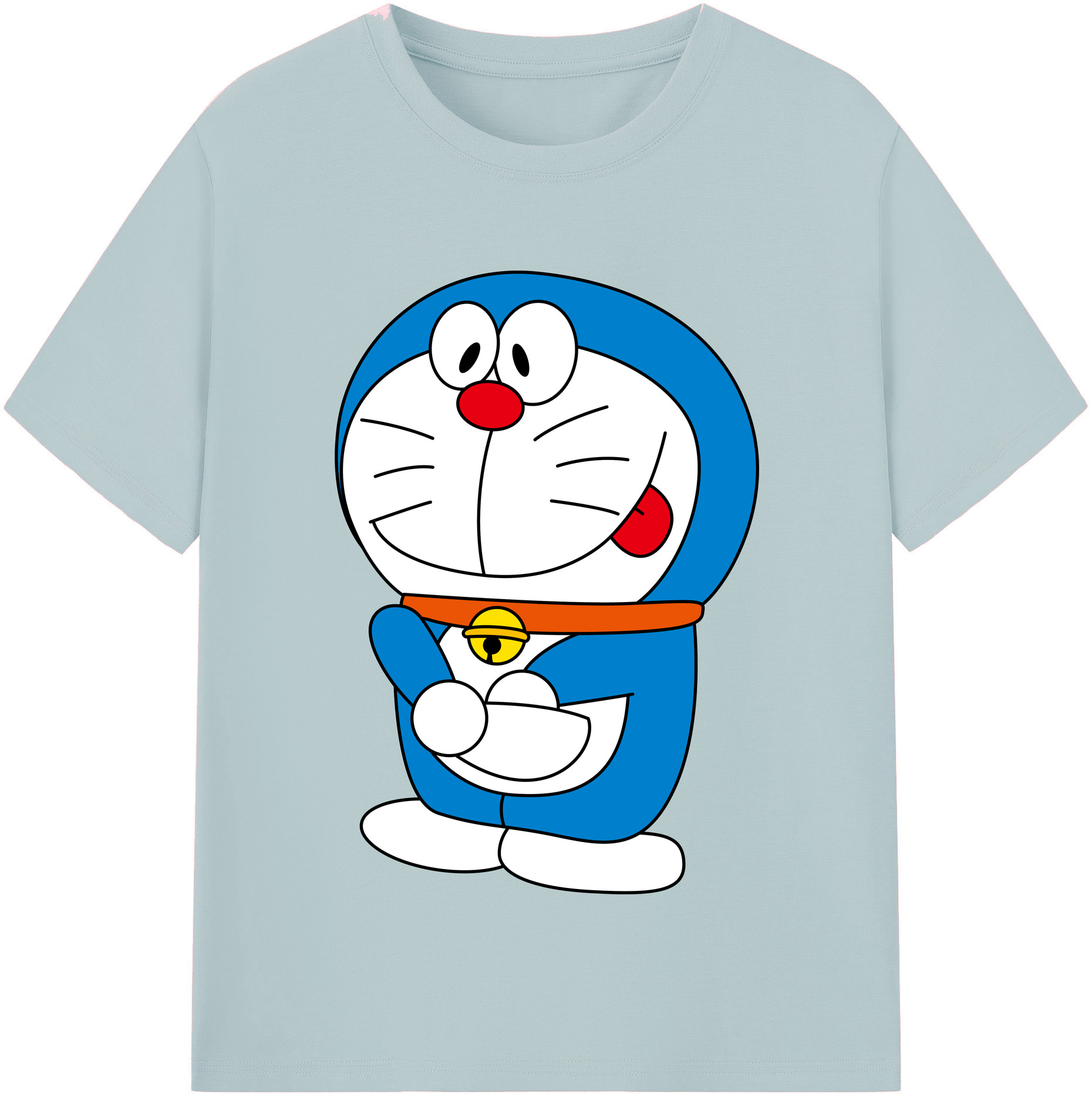 （画像用） ドラえもん Doraemon 綿100％半袖Tシャツ（フロントプリント）